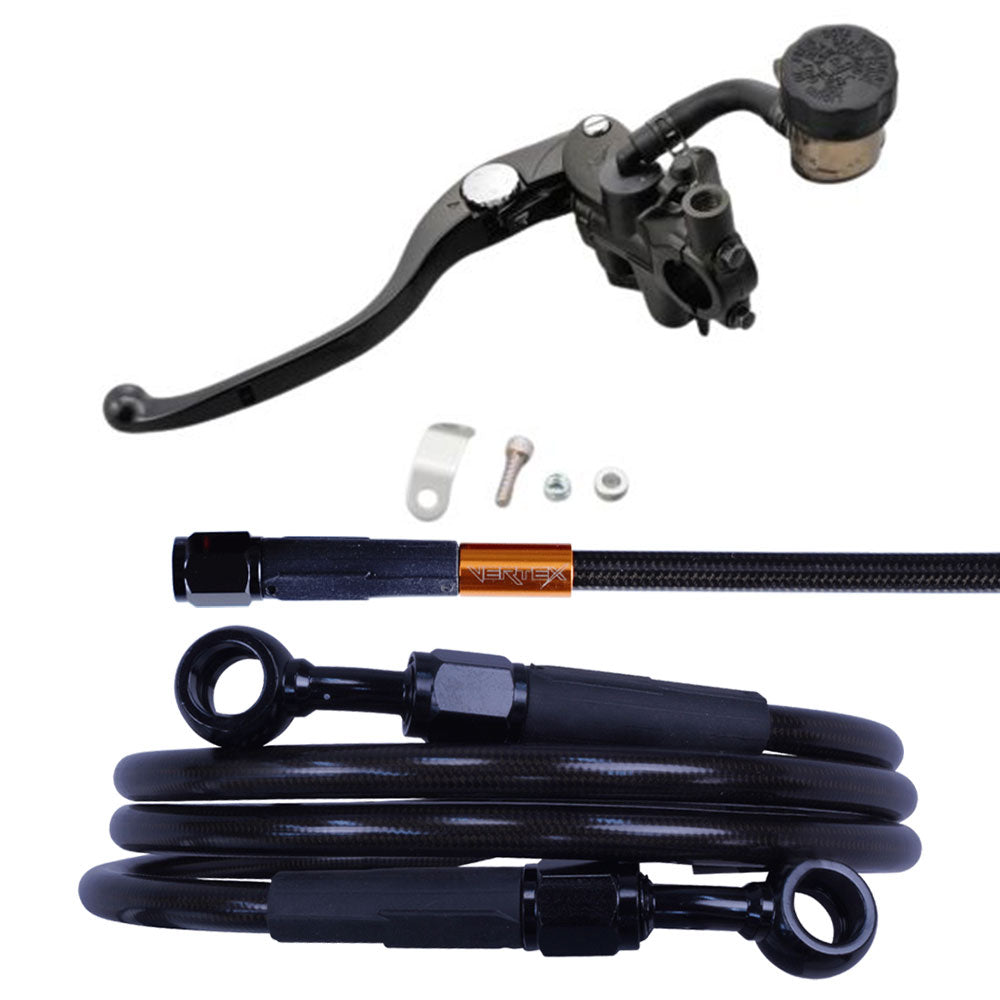 GSF1200 ダークメッシュ クラッチホース マスターシリンダー　セット