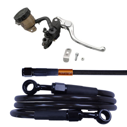 CB400SF REVO ダークメッシュ ブレーキホース マスターシリンダー　セット