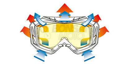 AAA MXゴーグル ユーロフィット キッズ/レディス用 レッド