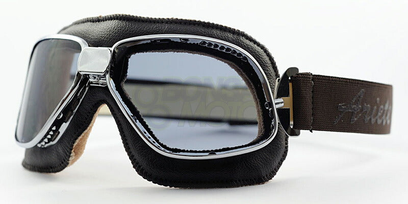 Vintage Retro Goggles Smoke Lens Brown