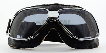 Vintage Retro Goggles Smoke Lens Brown