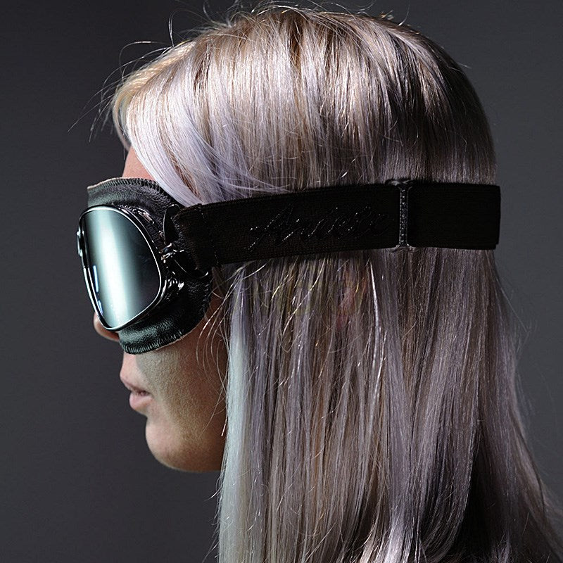 Vintage Retro Goggles Smoke Lens Brown