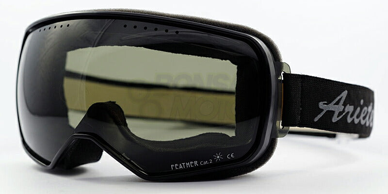 Featherlight Retro Goggles Smoke Lens Black/Gray