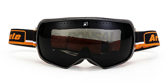 フェザーライト レトロゴーグル スモークレンズ ブラック/オレンジ