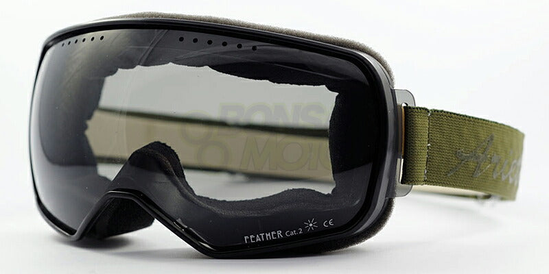 Featherlight Retro Goggles Smoke Lens Khaki/Khaki