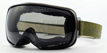 Featherlight Retro Goggles Smoke Lens Khaki/Khaki