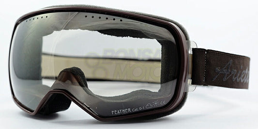 フェザー レトロゴーグル ミラーレンズ ブラウン/ブラウン