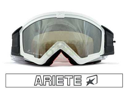 Mad Max Eurofit Goggles for Glasses - Mirror White/Silver