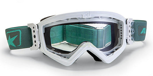 マッドマックス ユーロフィット 眼鏡対応オフロードゴーグル イージー ホワイト/アクア