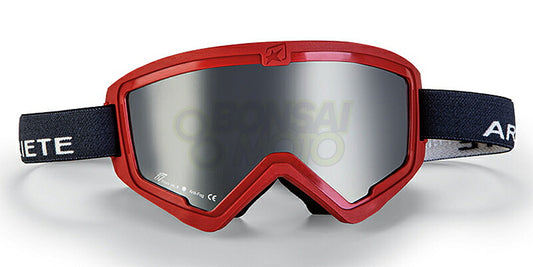 マッドマックス ユーロフィット 眼鏡対応レトロゴーグル レーサースペシャル レッド/グレー