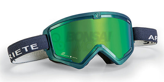 マッドマックス ユーロフィット 眼鏡対応レトロゴーグル レーサースペシャル グリーン/グレー