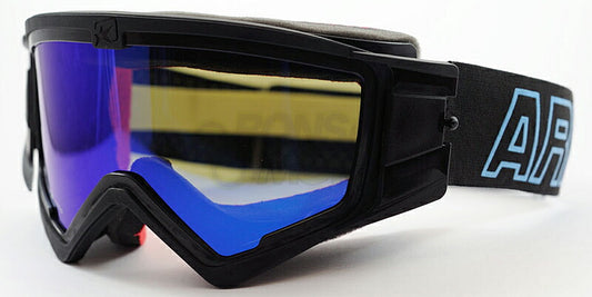 マッドマックス ユーロフィット 眼鏡対応オフロードゴーグル ミラー ブラック/ブルー