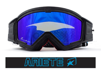 マッドマックス ユーロフィット 眼鏡対応オフロードゴーグル ミラー ブラック/ブルー