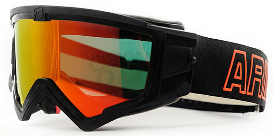 マッドマックス ユーロフィット 眼鏡対応オフロードゴーグル ミラー ブラック/レッド