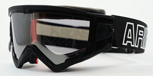 マッドマックス ユーロフィット 眼鏡対応オフロードゴーグル ミラー ブラック/ホワイト