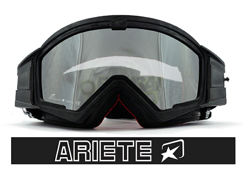 MADMAX Eurofit Over-the-glasses Off-Road Goggles Mirror Black/White