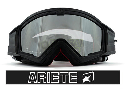 MADMAX Eurofit Over-the-glasses Off-Road Goggles Mirror Black/White