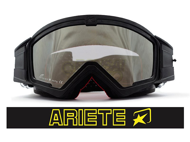 MadMax Eurofit Goggles for Glasses-Wearers Mirror Black/Yellow