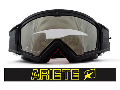 MadMax Eurofit Goggles for Glasses-Wearers Mirror Black/Yellow
