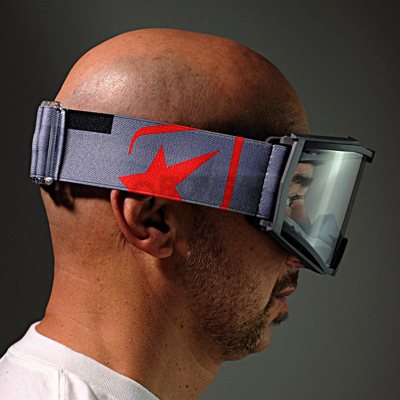 8Kゴーグル ユーロフィット シングルクリアレンズ グレー/グレー