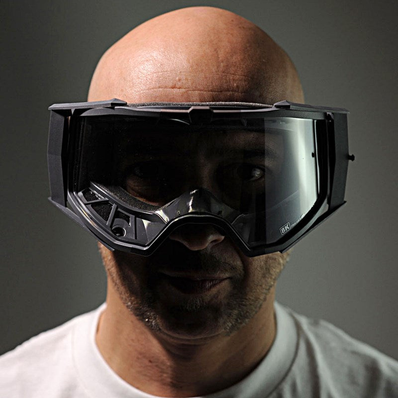 8Kゴーグル ユーロフィット シングルクリアレンズ グレー/グレー