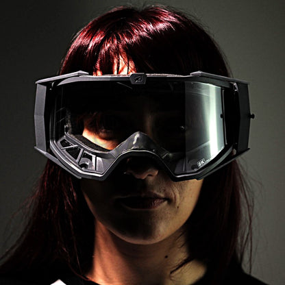 8Kゴーグル ユーロフィット シングルクリアレンズ グレー/グレー