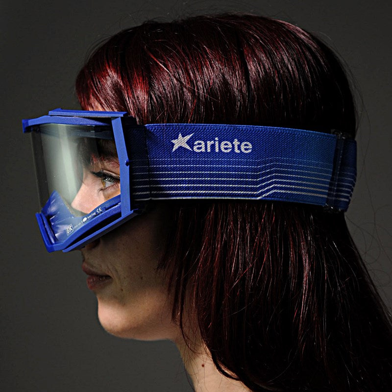 8Kゴーグル ユーロフィット シングルクリアレンズ ブルー/ブルー