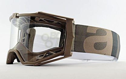 8Kゴーグル ユーロフィット シングルクリアレンズ ベージュ/ベージュ