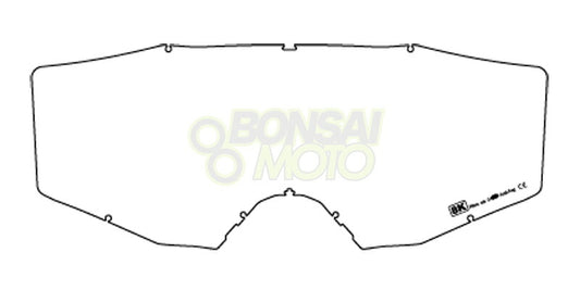 8Kゴーグル専用レンズ ピンなし クリア