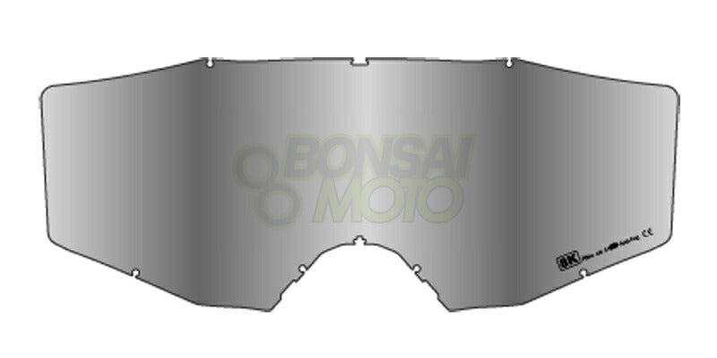 8Kゴーグル専用スモークレンズ ピンなし フラッシュシルバー