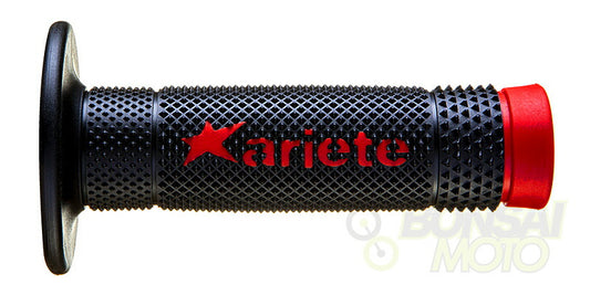 VULCAN(ヴァルカン) ノーワッフル オフロードグリップ  レッド/ブラック 116mm  左右セット