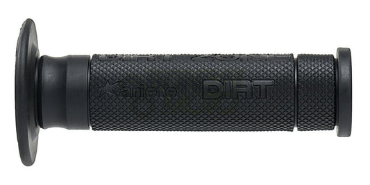 DIRT ZONE(ダートゾーン) ノーワッフル オフロードグリップ ソフト ブラック 135mm  左右セット