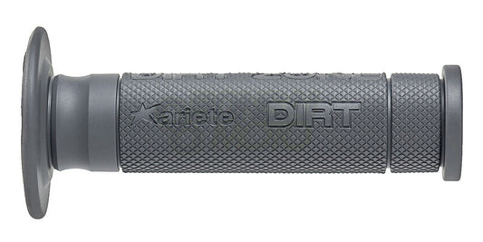 DIRT ZONE(ダートゾーン) ノーワッフル オフロードグリップ ミディアム ダークグレ― 135mm  左右セット