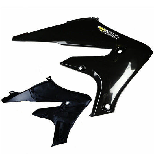 【アウトレット】パワーフロー インテークラジエターシュラウド  ブラック    YZ250F YZ450F