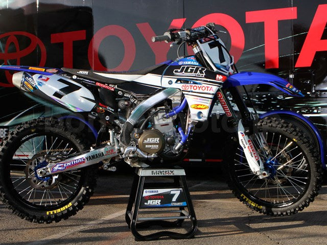 パワーフロー インテークラジエターシュラウド  ブルー    YZ450F