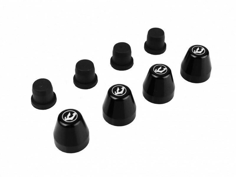 Brake Bleed Nipple Caps Black 4 pcs.