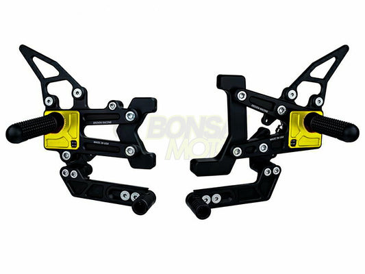 TT Rear Sets Gold Panigale 1199/1299 899/959