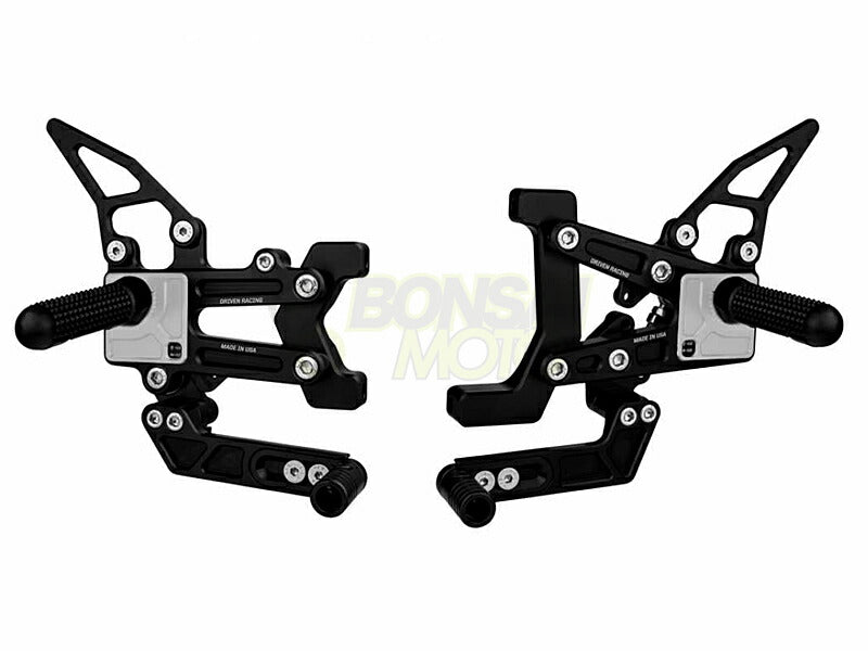 TT Rear Sets, Silver, Panigale 1199/1299 899/959