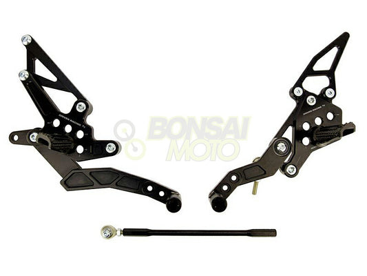 TT Rear Sets Black MT-07