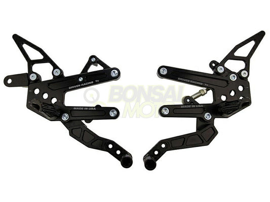 TT Rear Sets Black S1000RR S1000R
