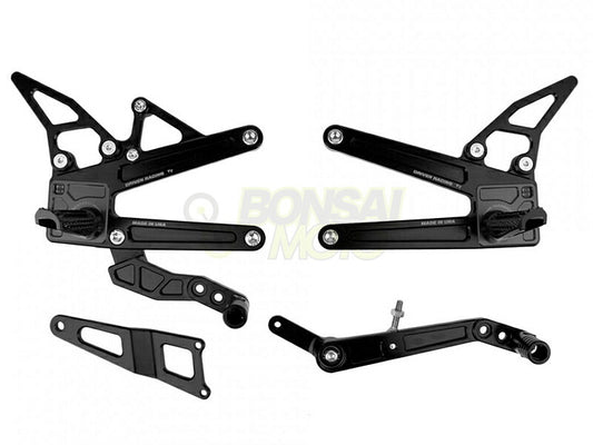 TT Rearsets Black R1/M/S