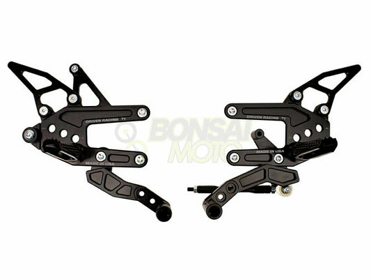 TT Rearsets Black RSV4