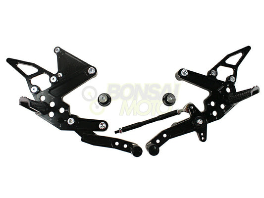 TT Rear Sets Black SV650