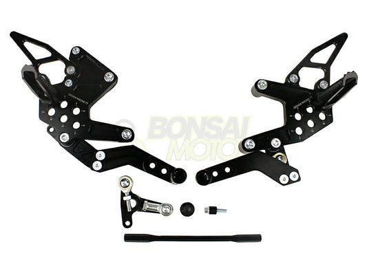 TT Rearsets Black CBR650F