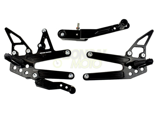 TT Rear Sets Black GSX-R1000