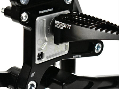 TT Rear Sets Silver R9T