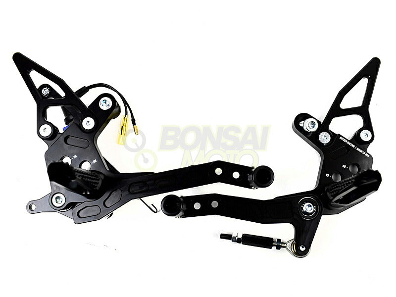TT Rear Sets Black G310R