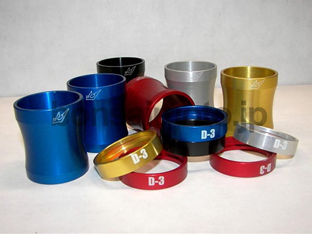 D-3グリップ用 アルミカラー  レッド