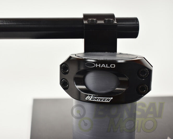 ヘイロー クリップオンハンドル ライザータイプ ブラック 内径50mm   CBR1000RR