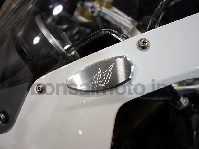 Mirror Eliminators (Mirror Block-offs) Silver, Left and Right Set for S1000RR
